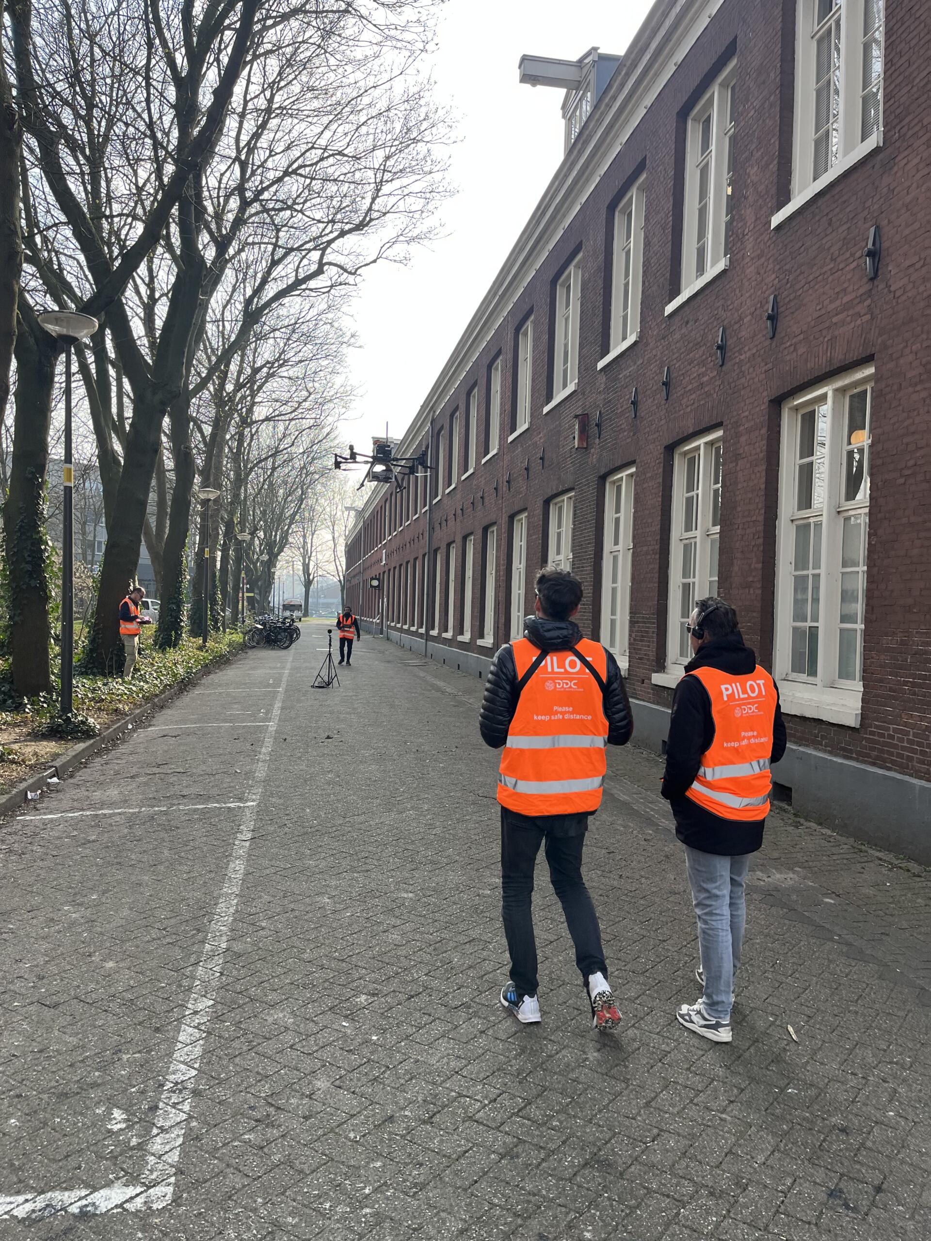 Drone flight research by students