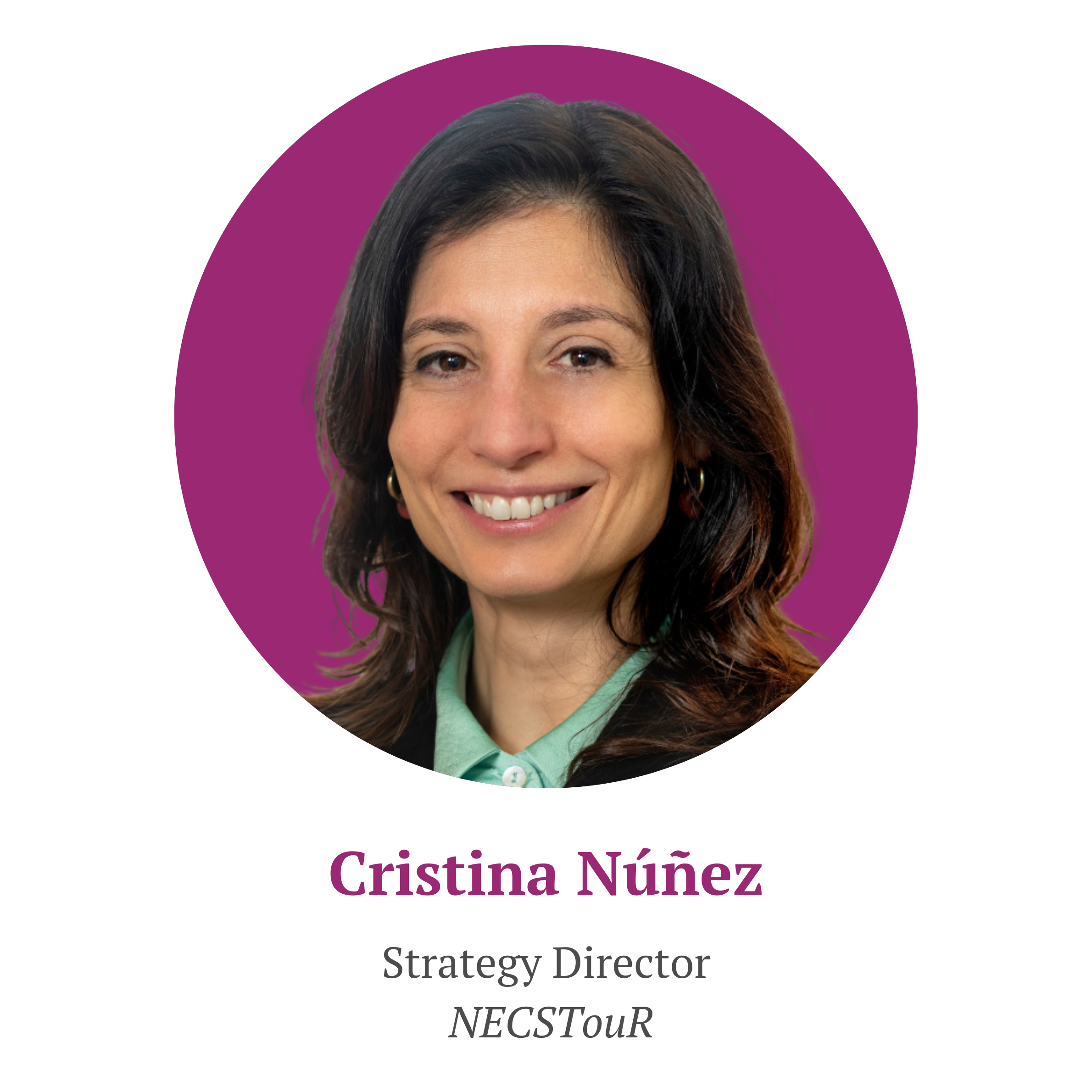 Cristina Núñez Strategy Director NECSTouR