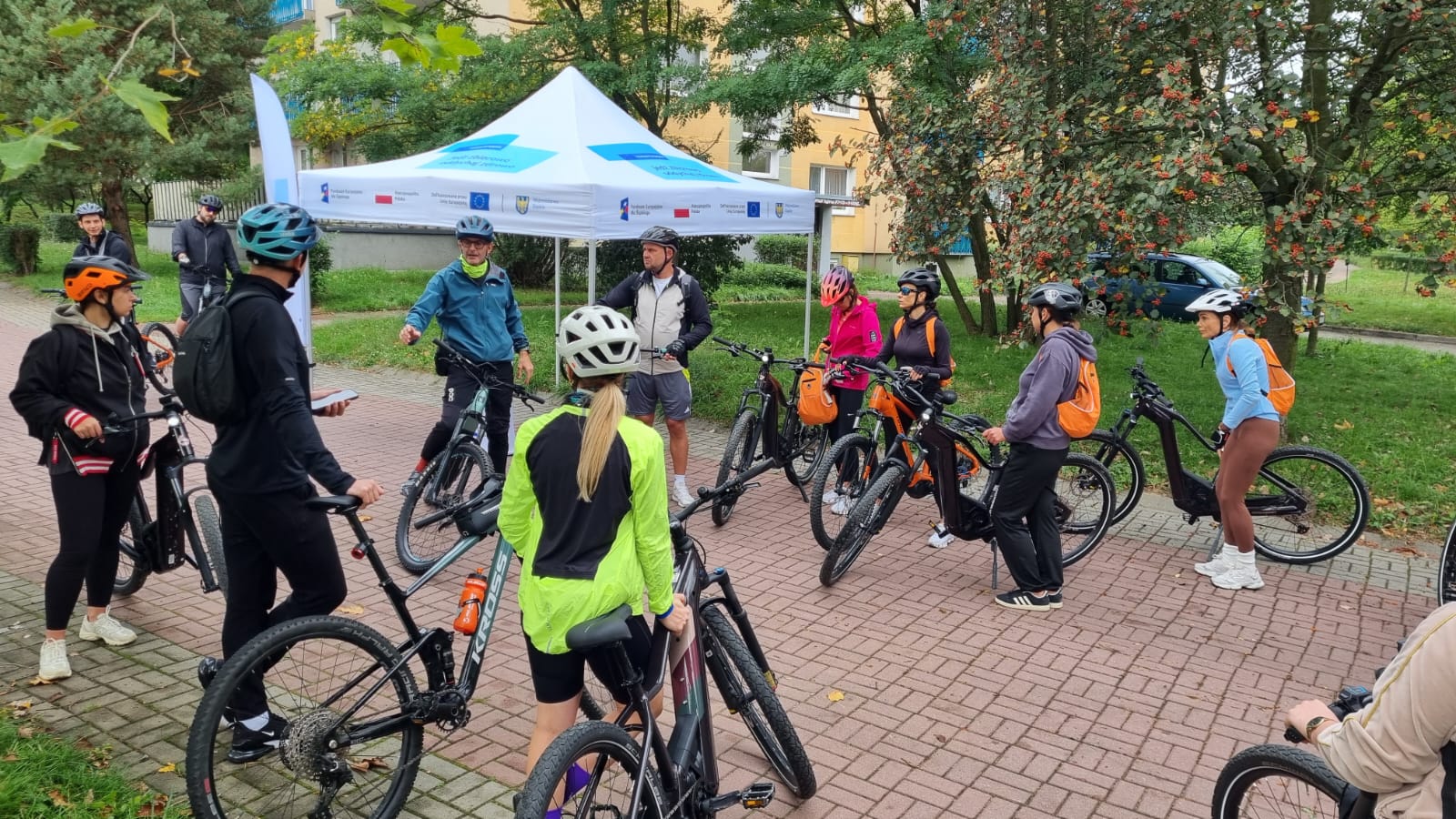 E-bike ride in Częstochowa — Credit: Municipal Road Administration in Częstochowa