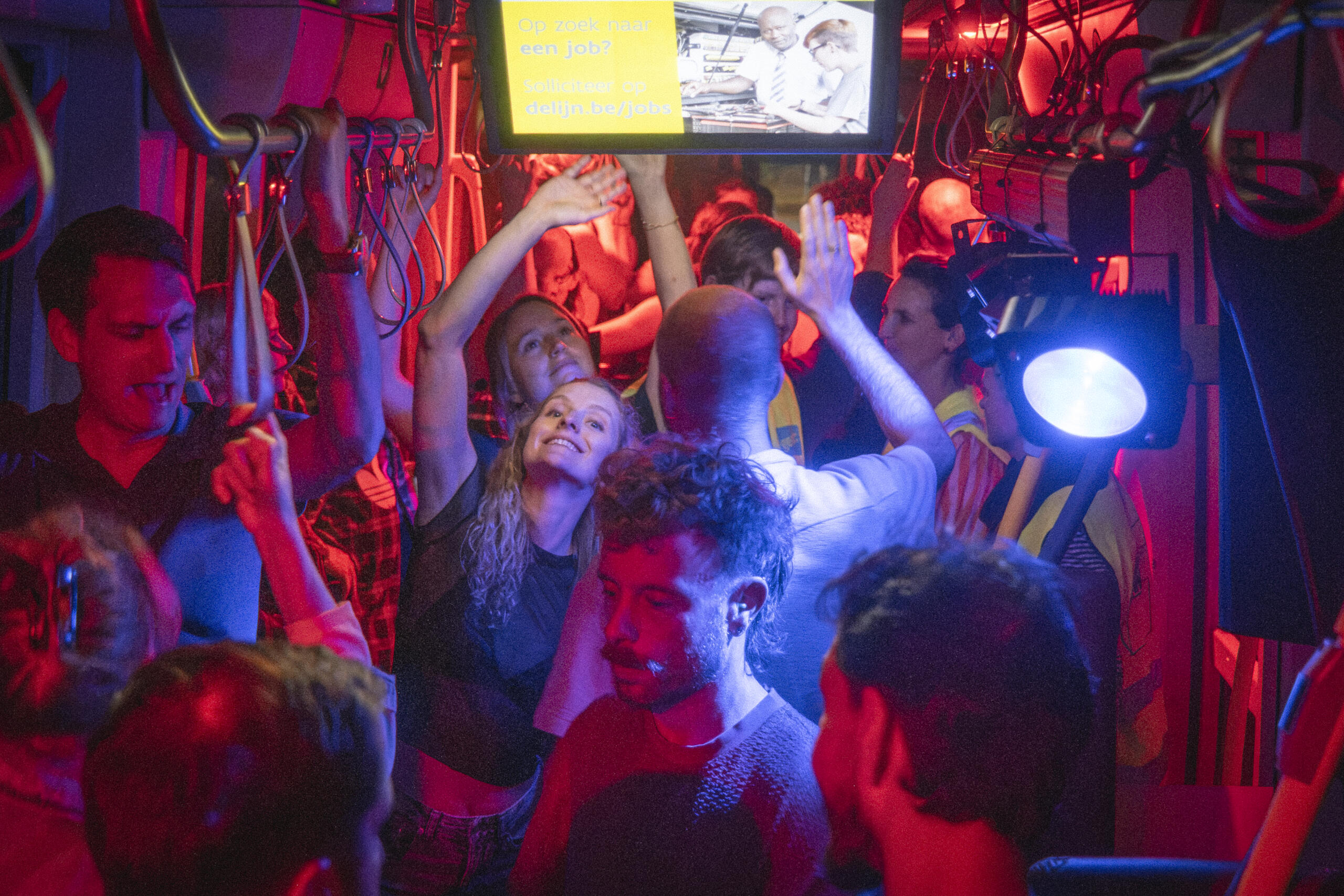 The party tram in Ghent