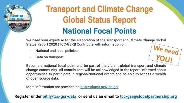 SLoCaT: National Focal Points volunteers wanted in Europe
