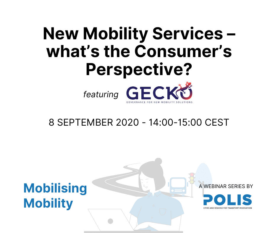 Mobilising Mobility: New Mobility Services – what’s the Consumer’s Perspective?