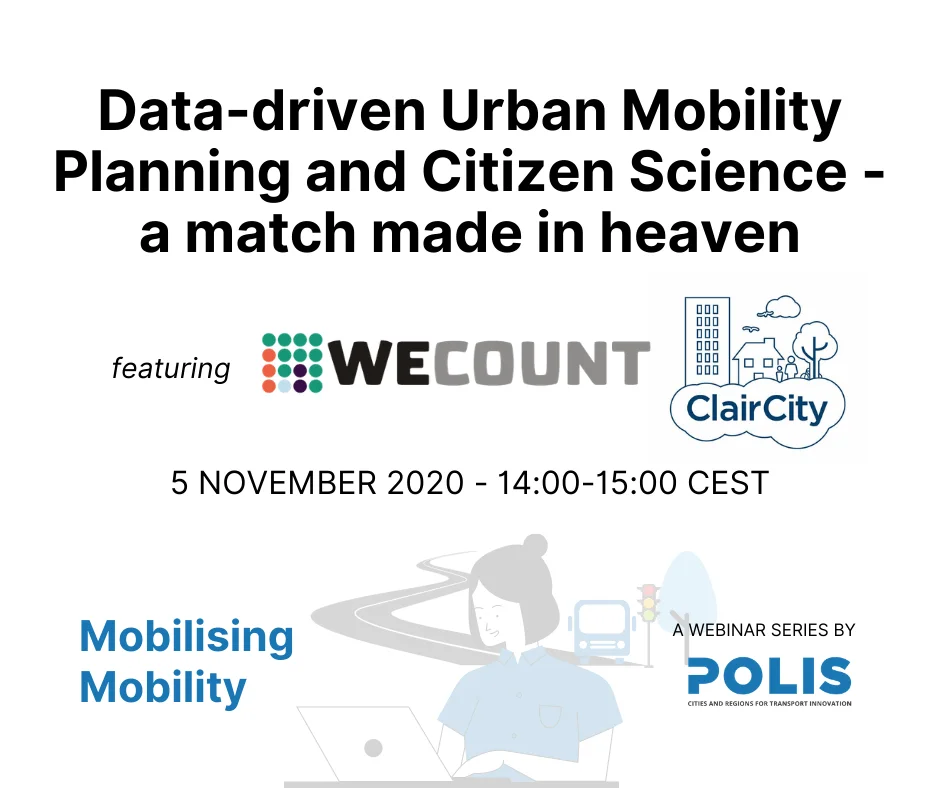 Mobilising Mobility: Data-driven Urban Mobility Planning and Citizen Science – a match made in heaven