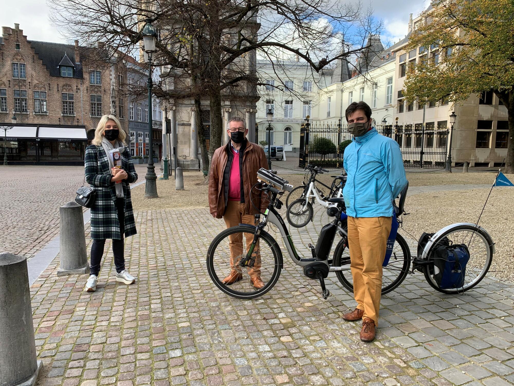 Bruges evaluates cycle paths with a “measuring bike”