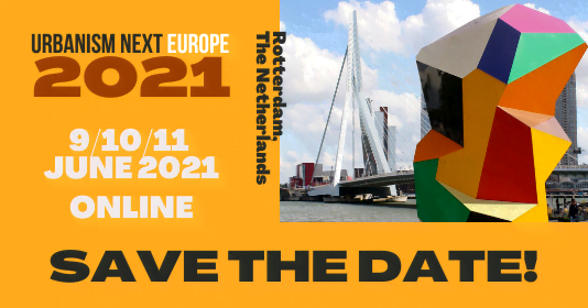 Urbanism Next Europe 2021 will be held online on June 2021!