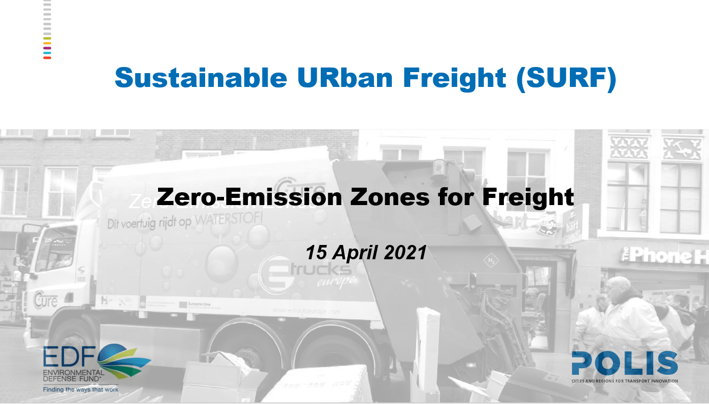 Launch event of SURF, the new project on Sustainable URban Freight