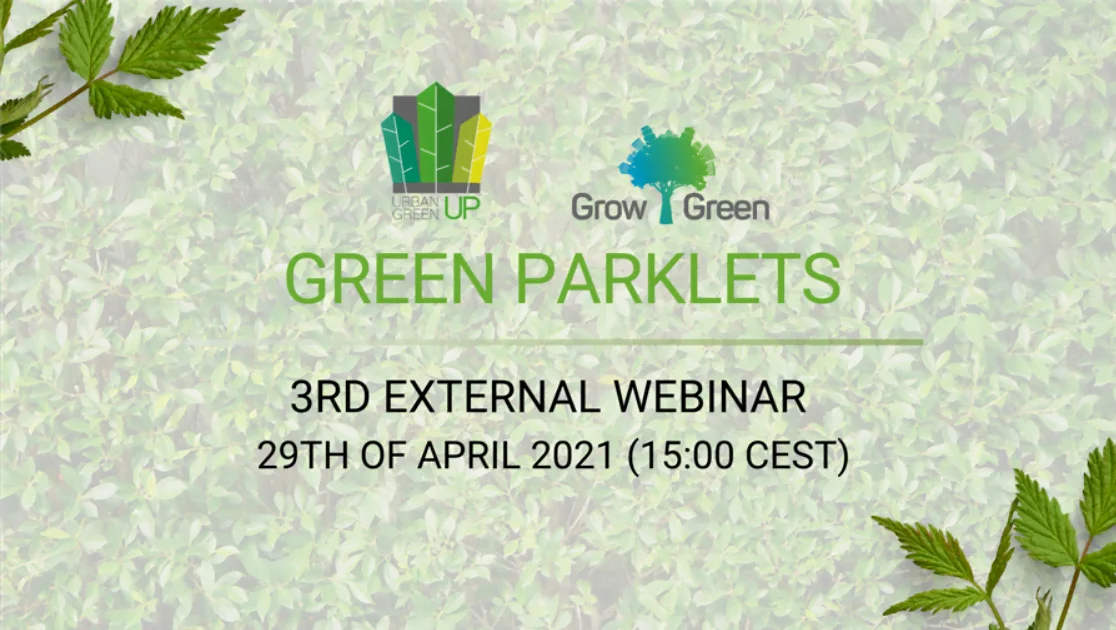 Urban Greenup Webinar: Green Parklets