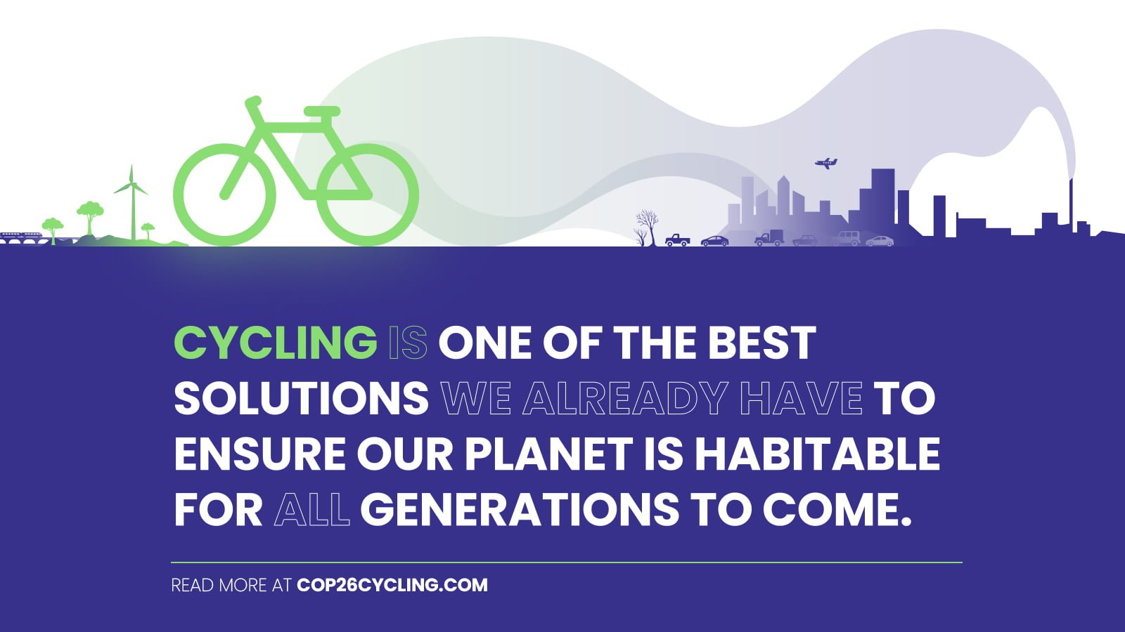 Open letter: Global coalition calls on governments at COP26 to boost cycling levels to reduce carbon emissions and reach climate goals quickly and effectively