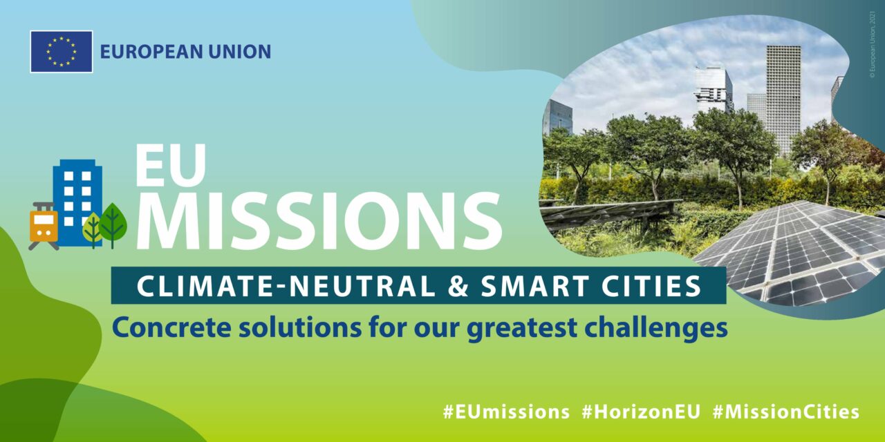 Call for Expression of Interest to join EU Mission “100 climate-neutral and smart cities by 2030” now open