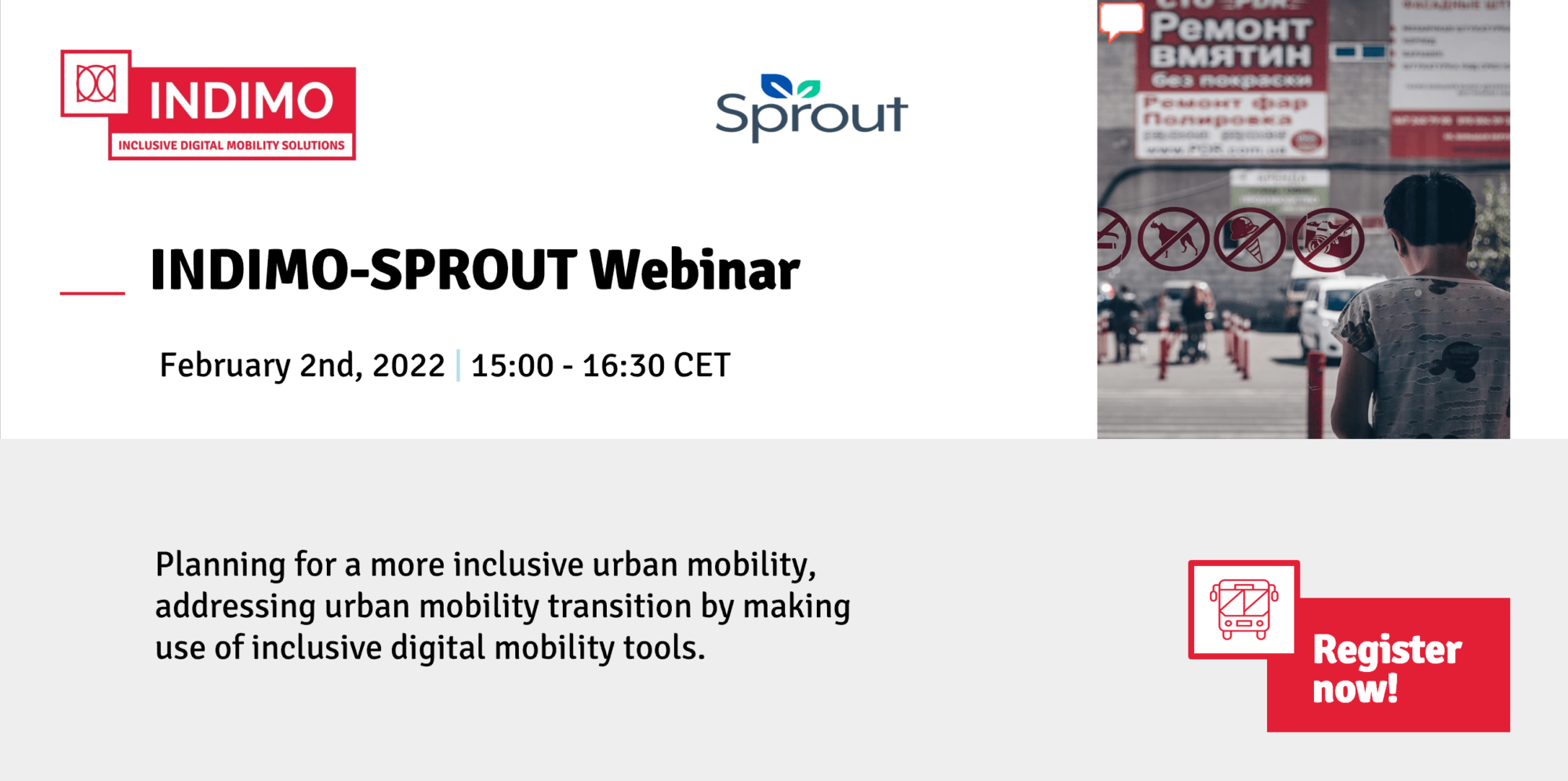 Save the date! INDIMO-SPROUT Webinar.