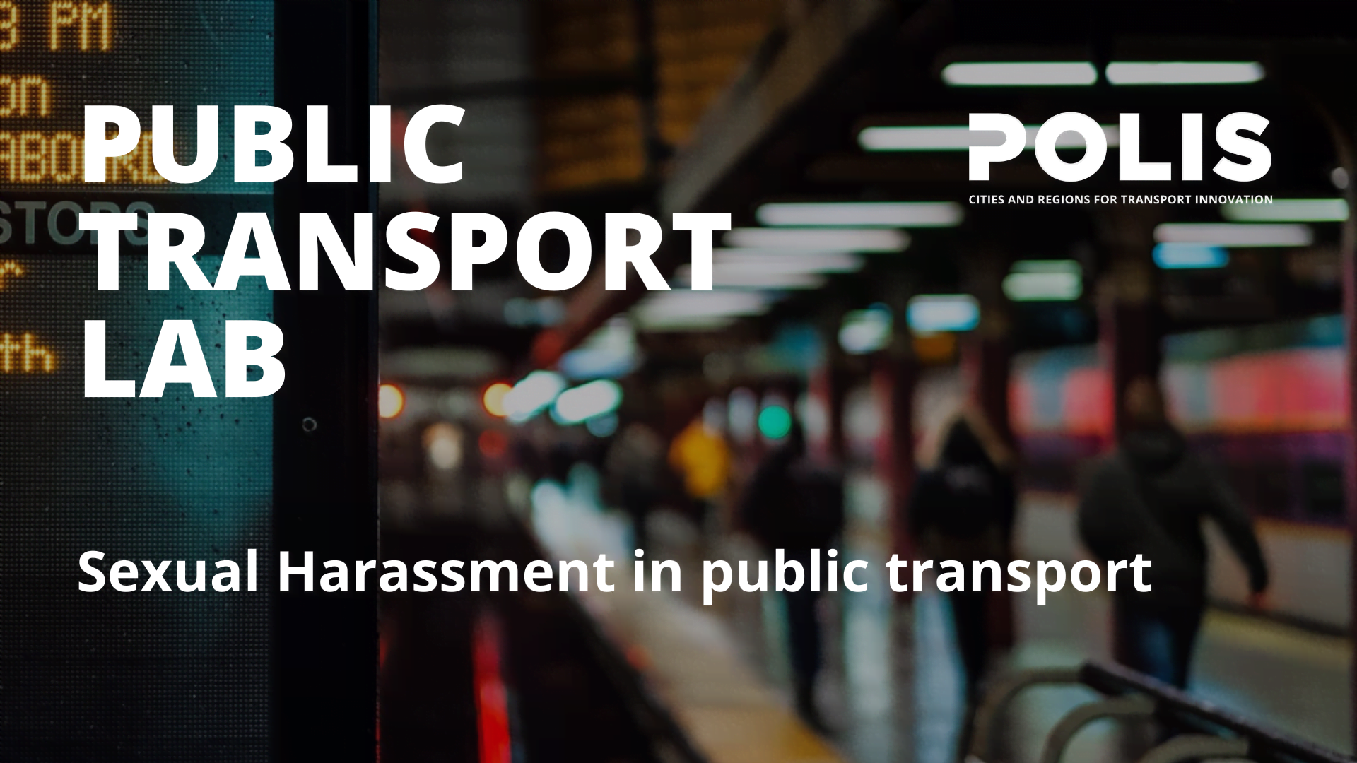 Public Transport Lab addresses sexual harassment on Public Transport