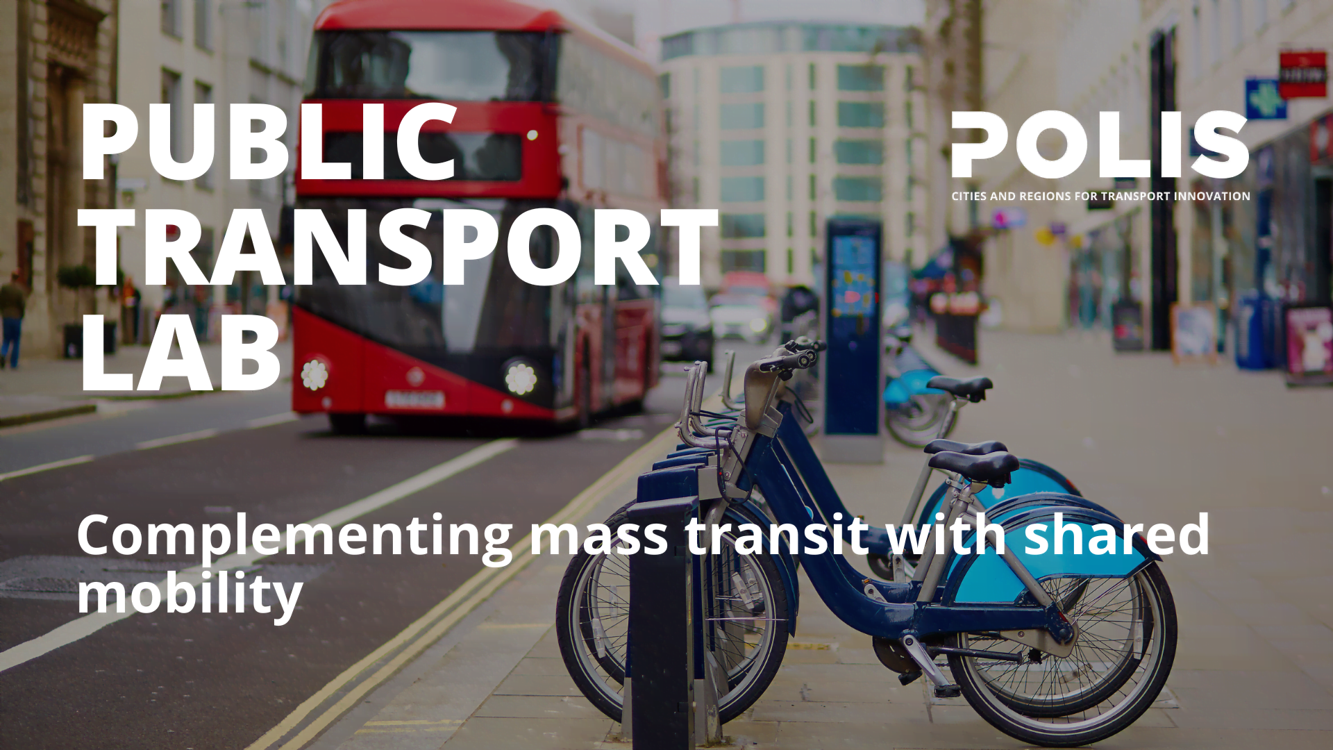Sharing the load: Public Transport Lab examines new modal mixes