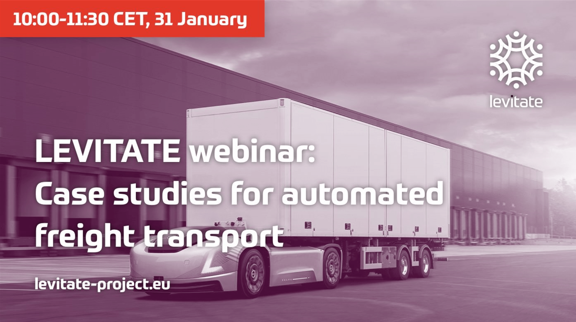 LEVITATE webinar: Case studies for automated freight transport