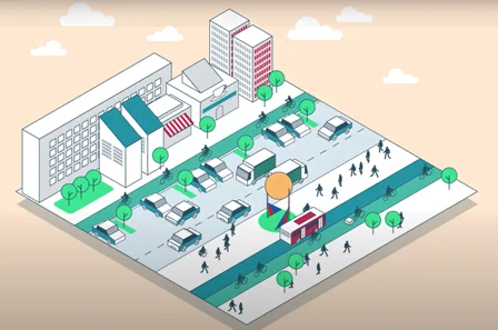 MORE project releases a video featuring MORE project goals for street space redesign and urban space reallocation
