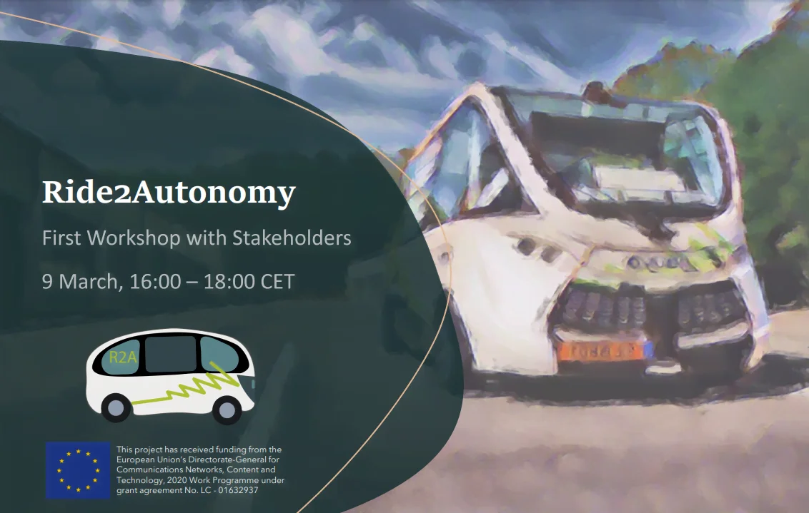 Results from the first Ride2Autonomy Workshop are now available!