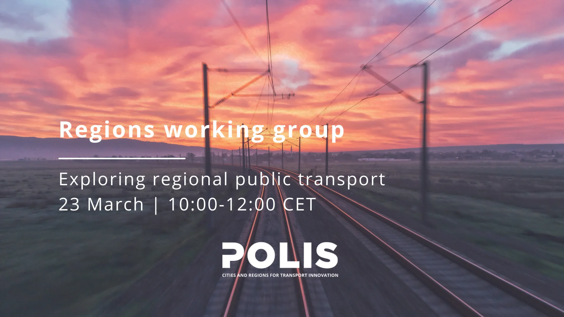 Regions working group meeting: Public transport