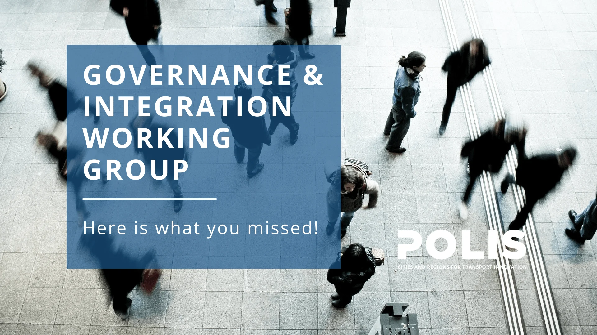 Governance & Integration: MOMENTUM, disruption and data