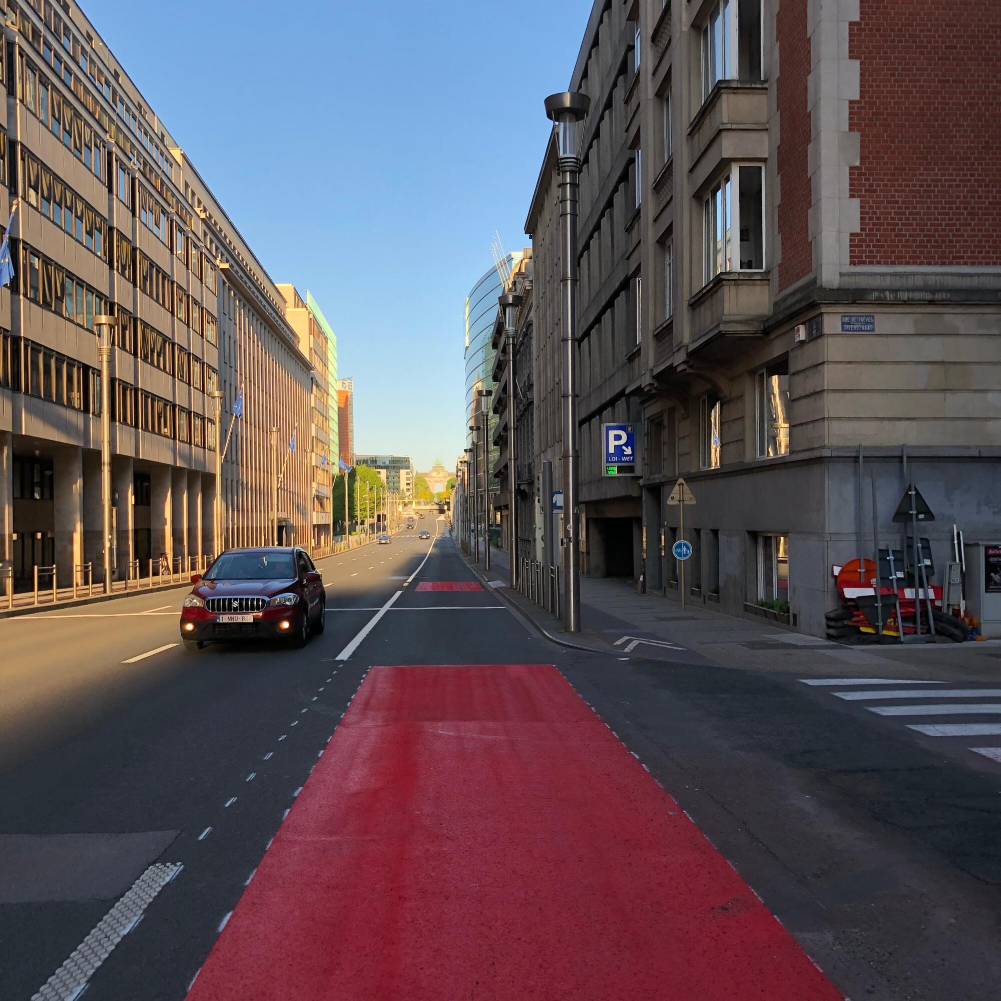 Brussels adapts legislation to ease building light bike lanes