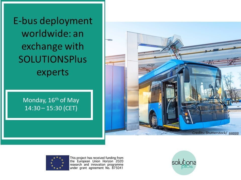 Join the event “E-bus deployment worldwide: an exchange with SOLUTIONSPlus experts”