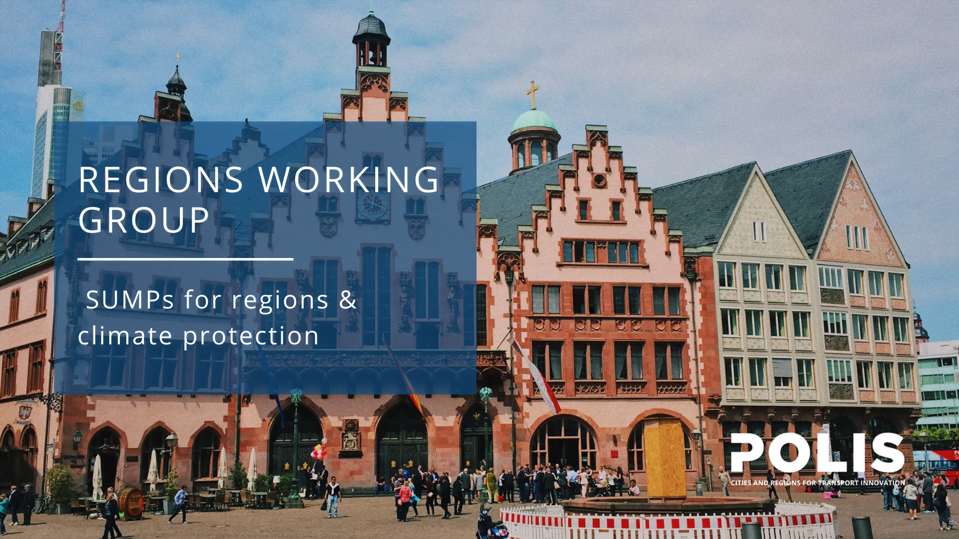 Regions working group meeting: Climate protection and regional SUMPs
