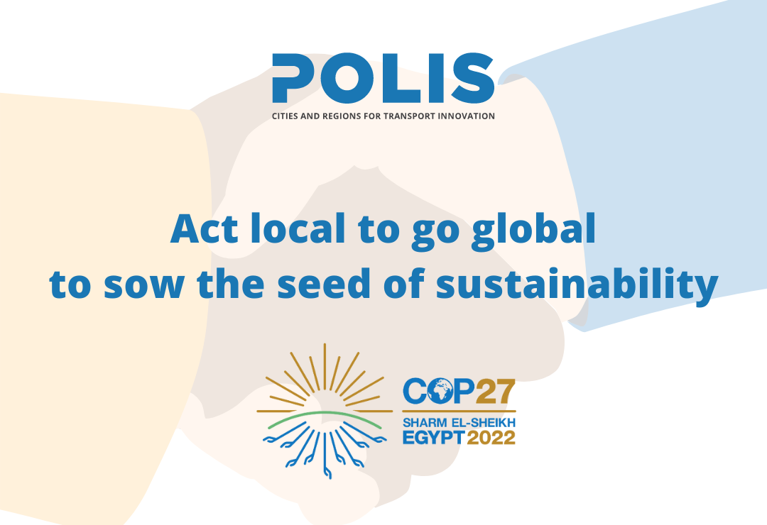 POLIS calls on COP27 to take decisive action and listen to cities