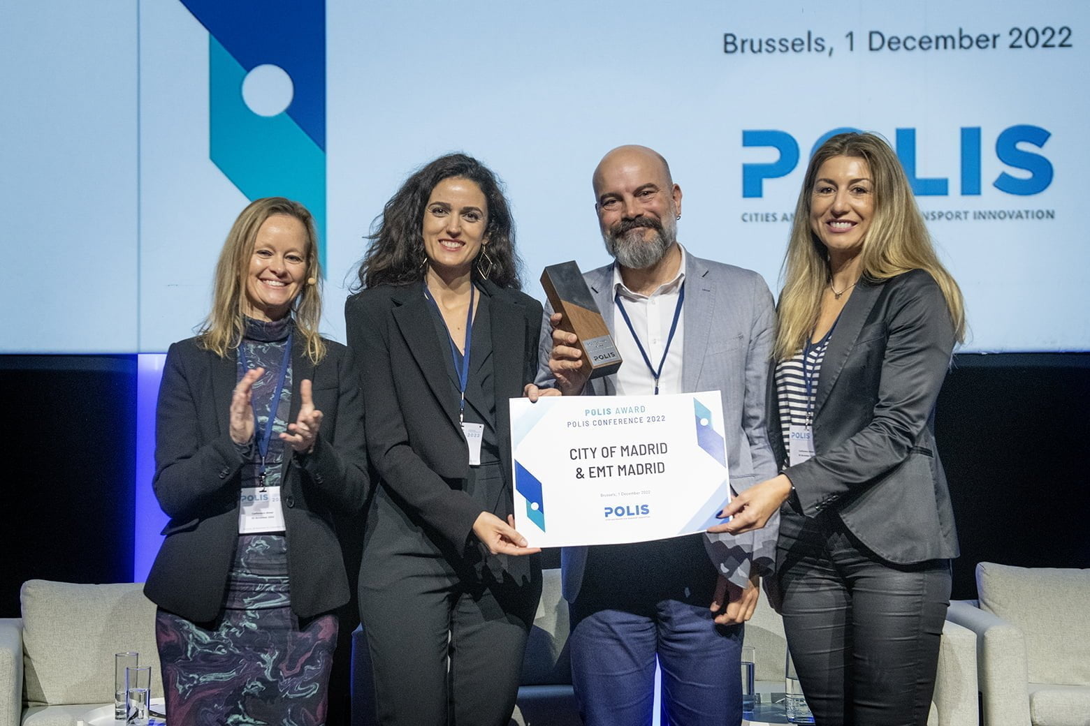 Madrid and EMT Madrid win POLIS 2022 Award!
