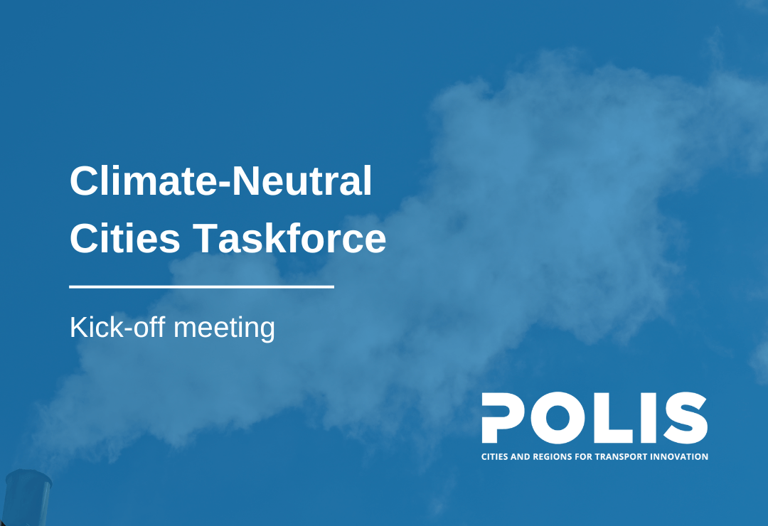 Full steam ahead for POLIS’ Climate Neutral Cities Mission Taskforce!