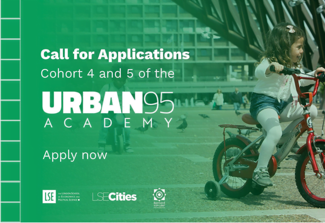 Apply now to Urban95 Academy for designing child-friendly cities!