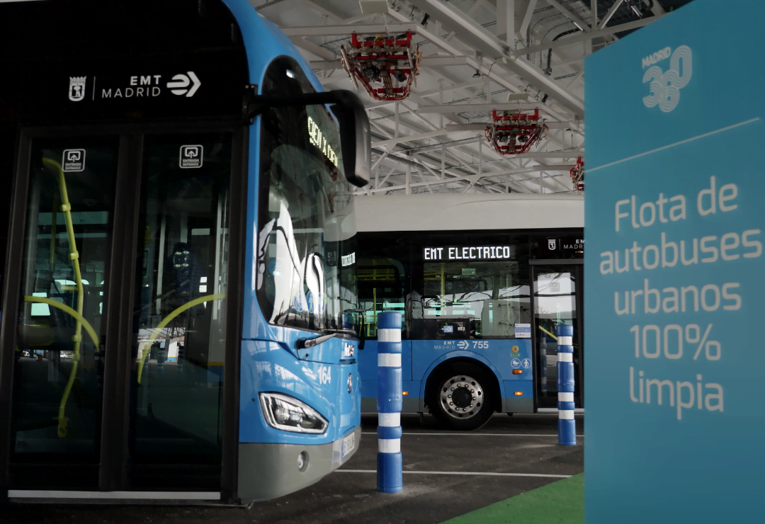 EMT Madrid unveils new state-of-the-art electrification infrastructure