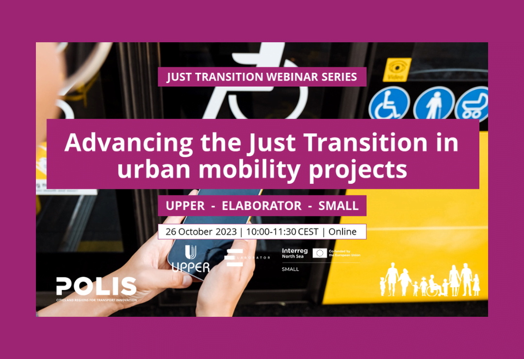Upcoming Just Transition Webinar showcases urban mobility projects