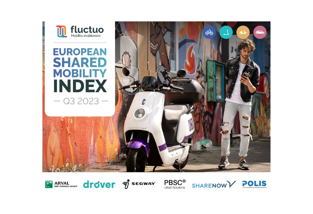 Latest Fluctuo’s European Shared Mobility Q3 Index shows Paris embracing dockless bikes following scooter ban