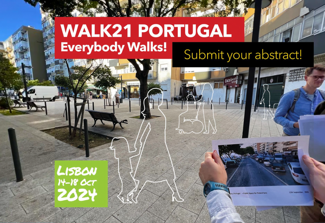 Submit your abstract for the 2024 Walk21 Conference!