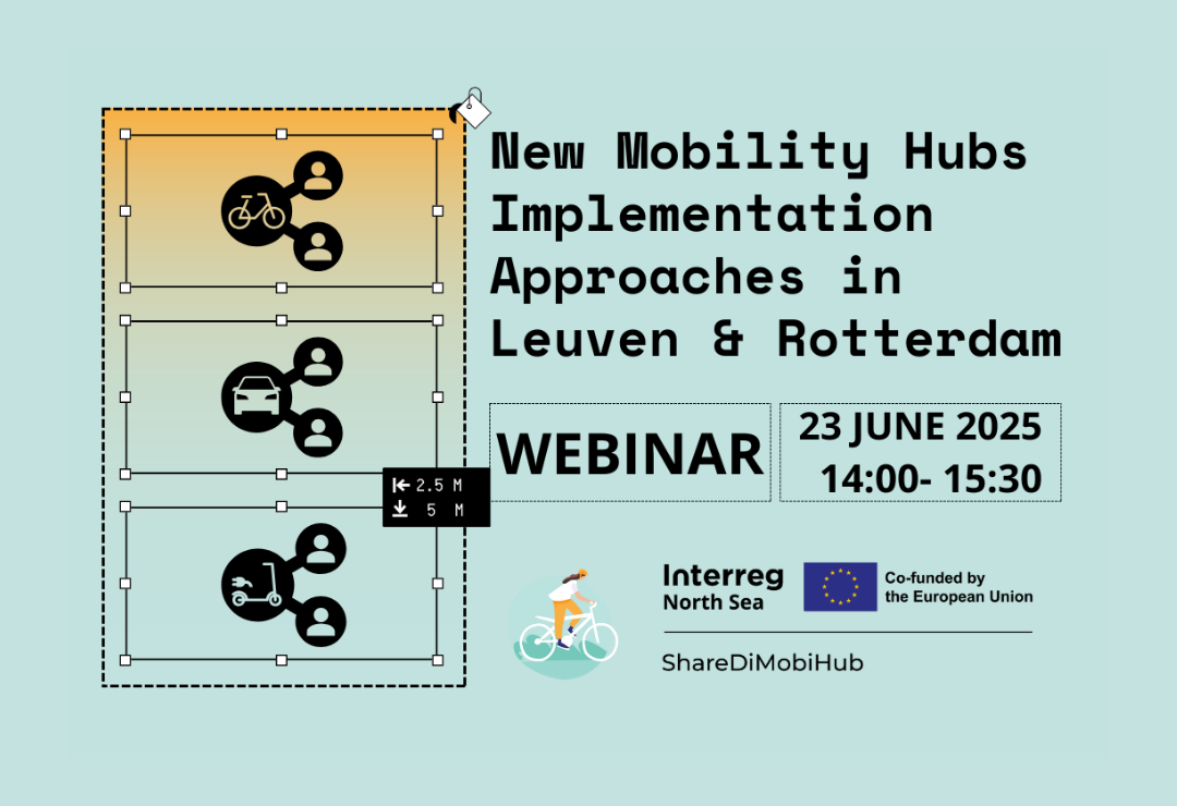 ShareDiMobiHub Webinar: New Mobility Hub implementation approaches in Leuven and Rotterdam