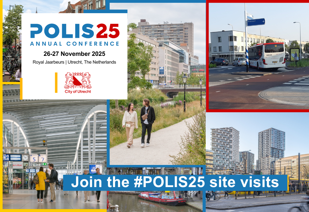 Explore Utrecht’s smart mobility in action: Join the #POLIS25 site visits!