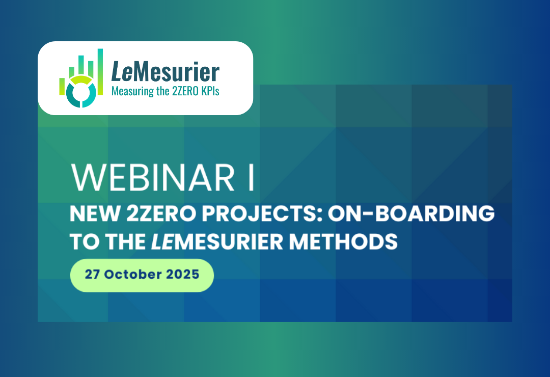 Join LeMesurier’s insightful webinars for 2ZERO Horizon Europe projects!