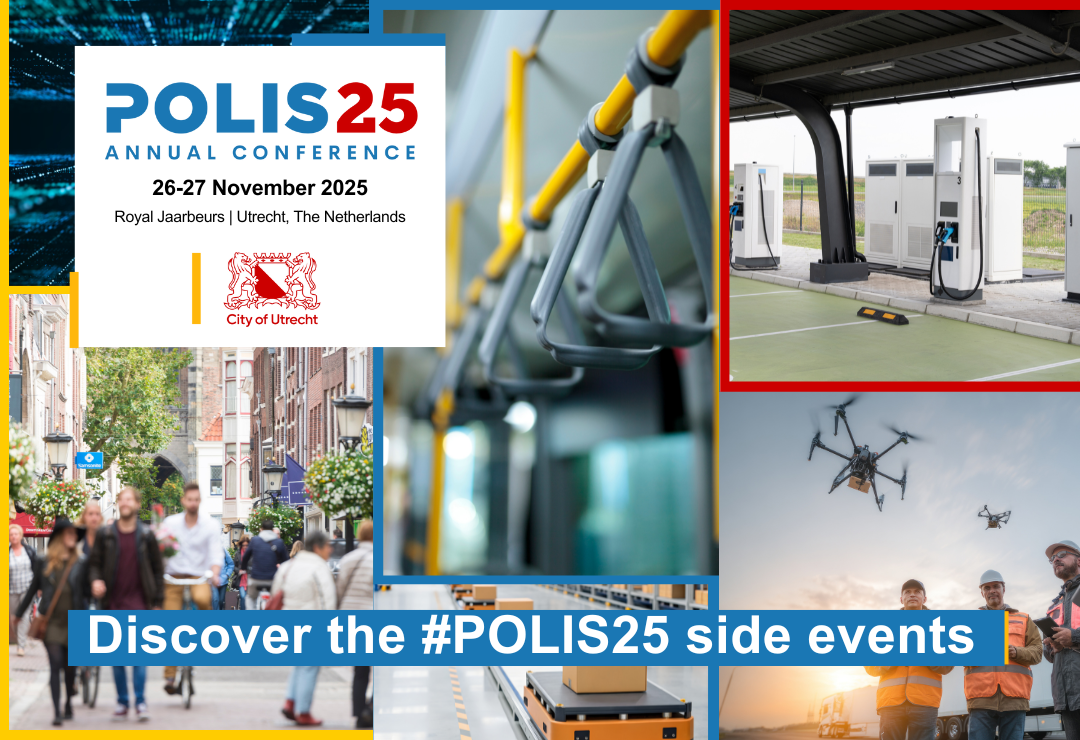 Urban mobility at 360 degrees: Discover the #POLIS25 side events