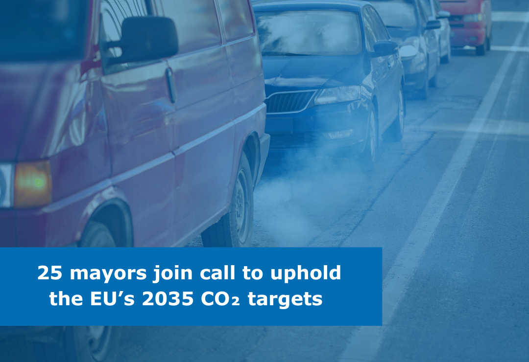 POLIS mayors join call to uphold the EU’s 2035 CO₂ targets