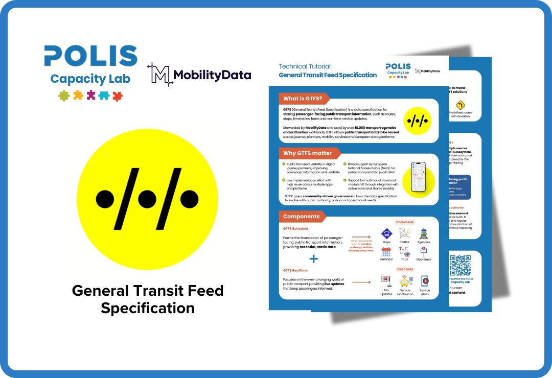 Bringing public transport information to the next level: Takeaways from the POLIS tutorial on GTFS