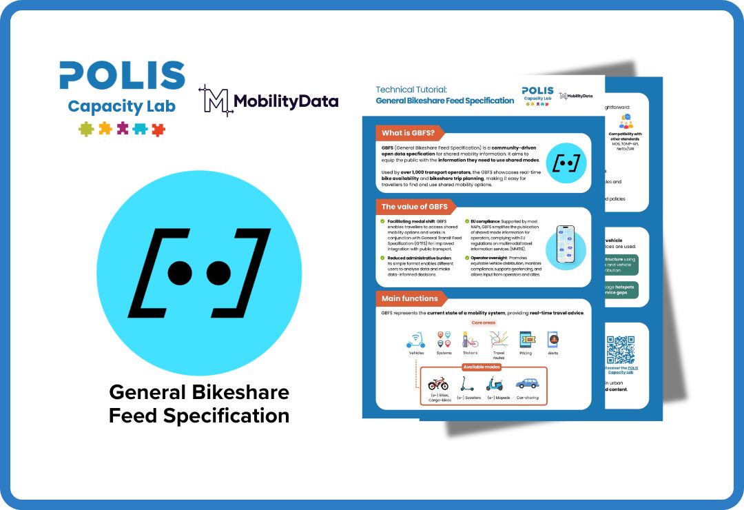 Providing real-time information with GBFS: Discover its potential with the POLIS Tutorial