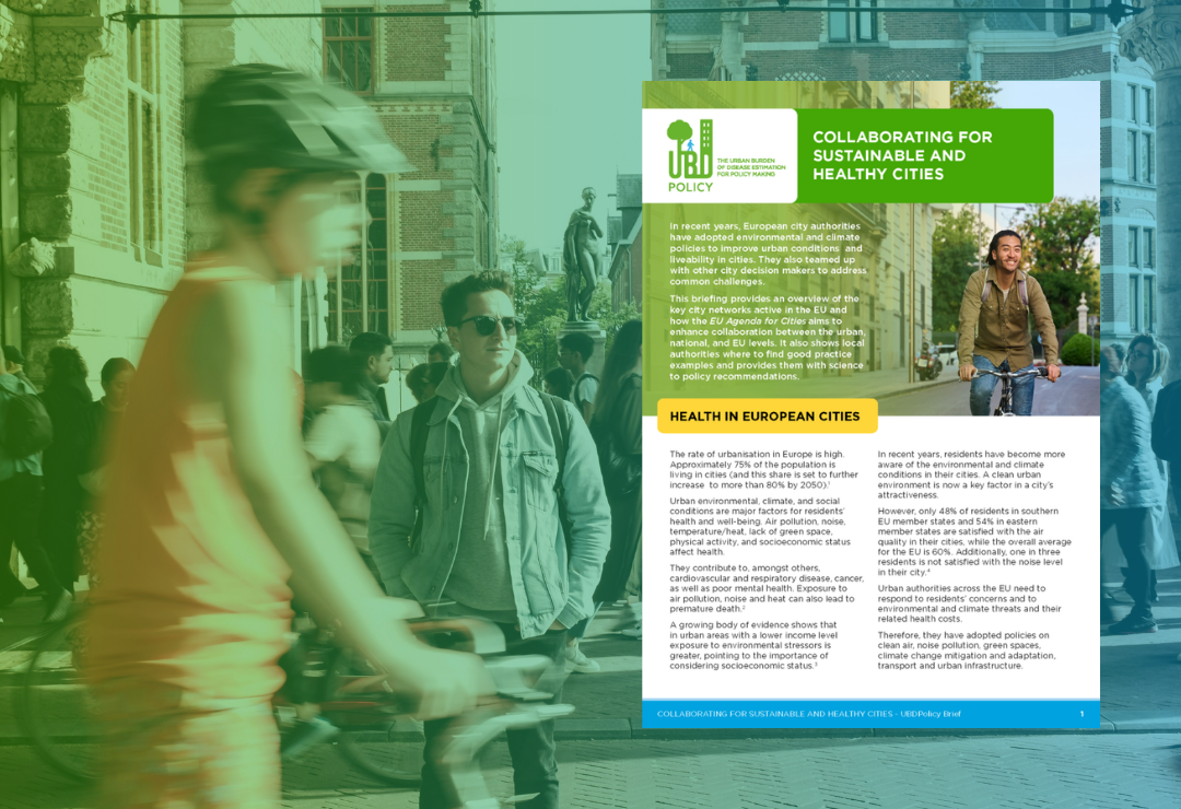 POLIS featured in new EU briefing on city networks and urban health