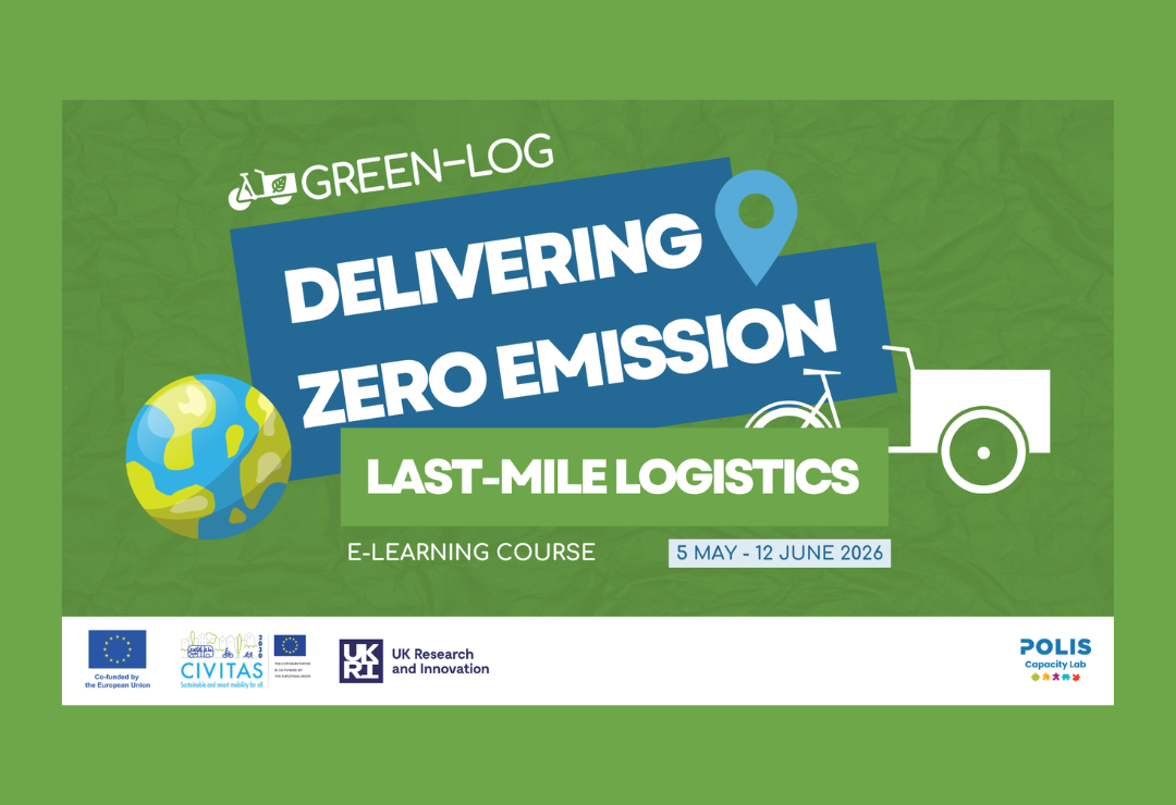 GREEN-LOG launches new e-course on zero-emission last-mile logistics