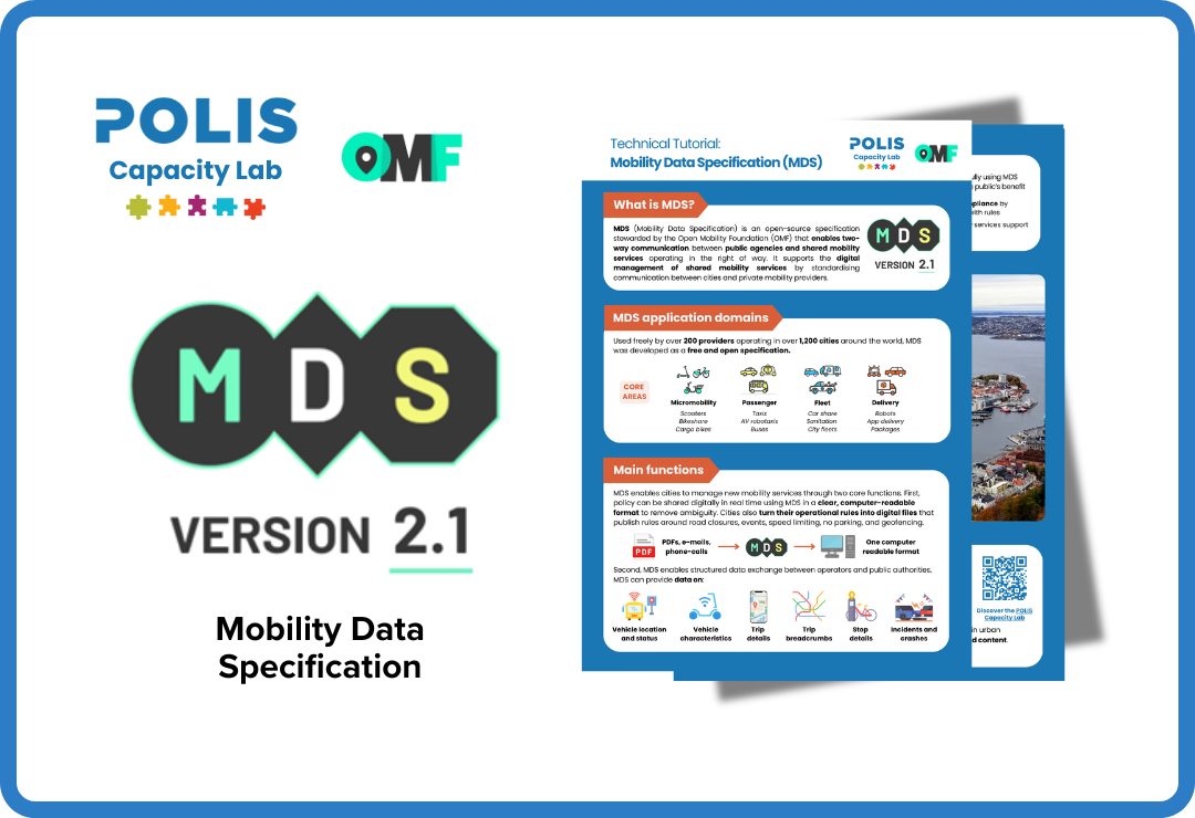 Enabling two-way communication for shared mobility services: Expert insights from the POLIS tutorial on MDS