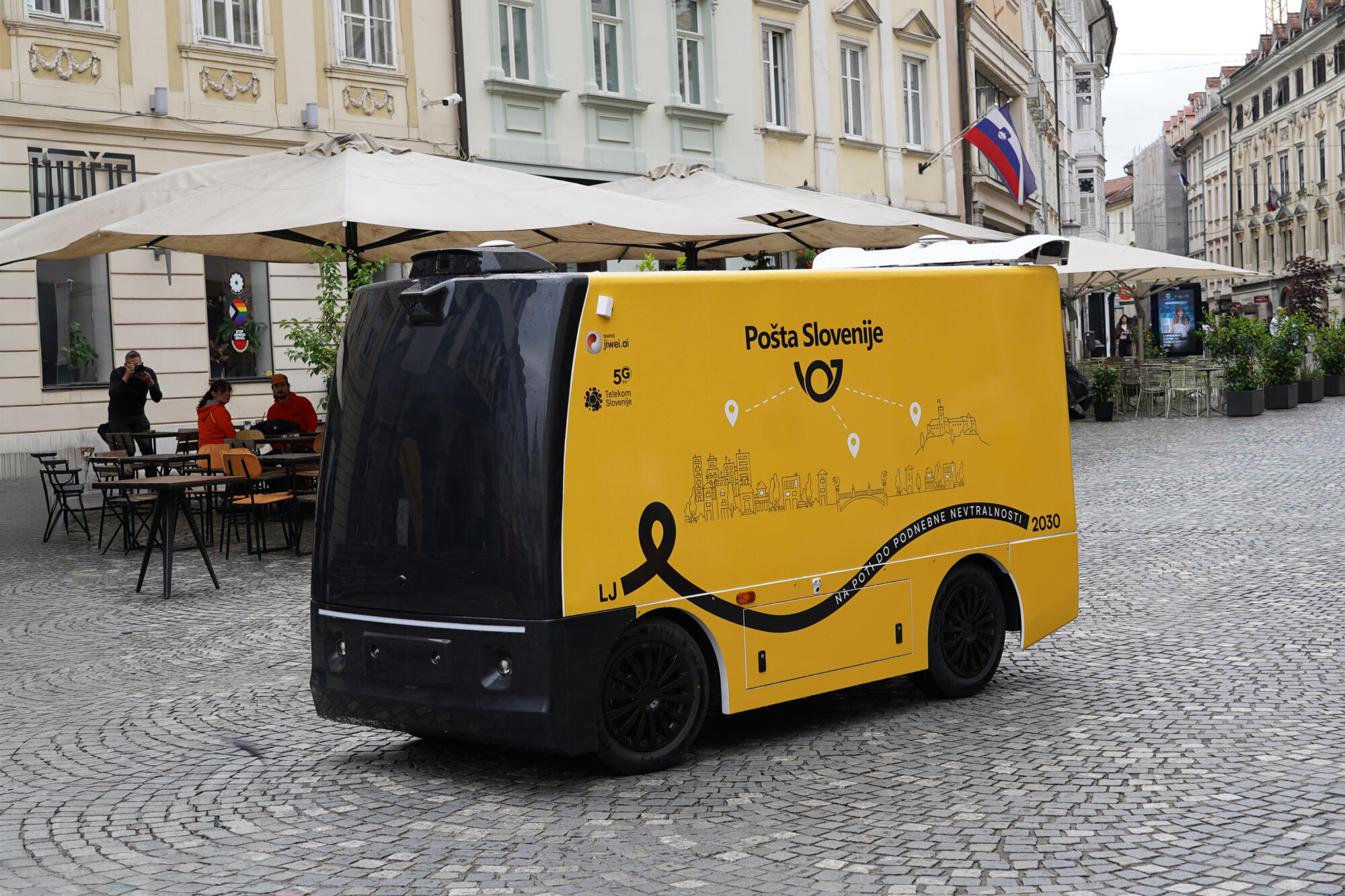 National postal service launches robot delivery trial in Ljubljana
