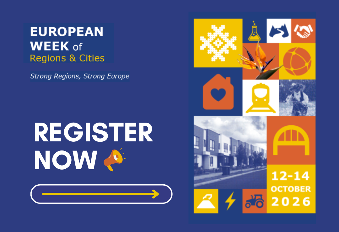 Register now for the European Week of Regions and Cities 2026!