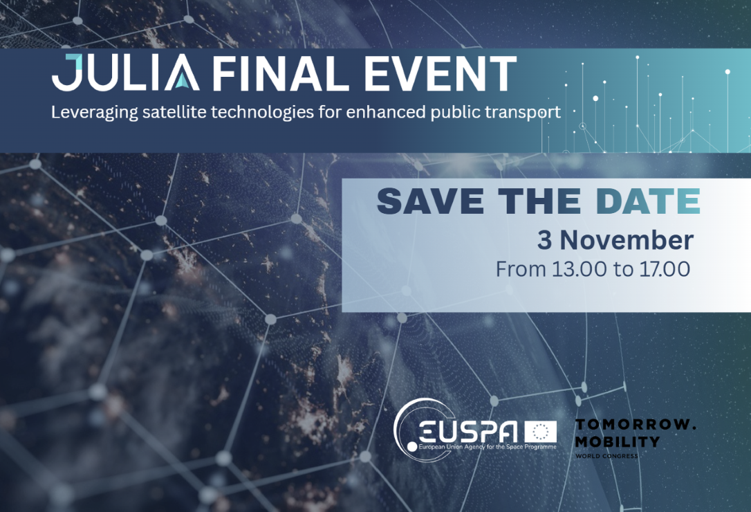 JULIA Final Event: Leveraging satellite technologies for enhanced public transport