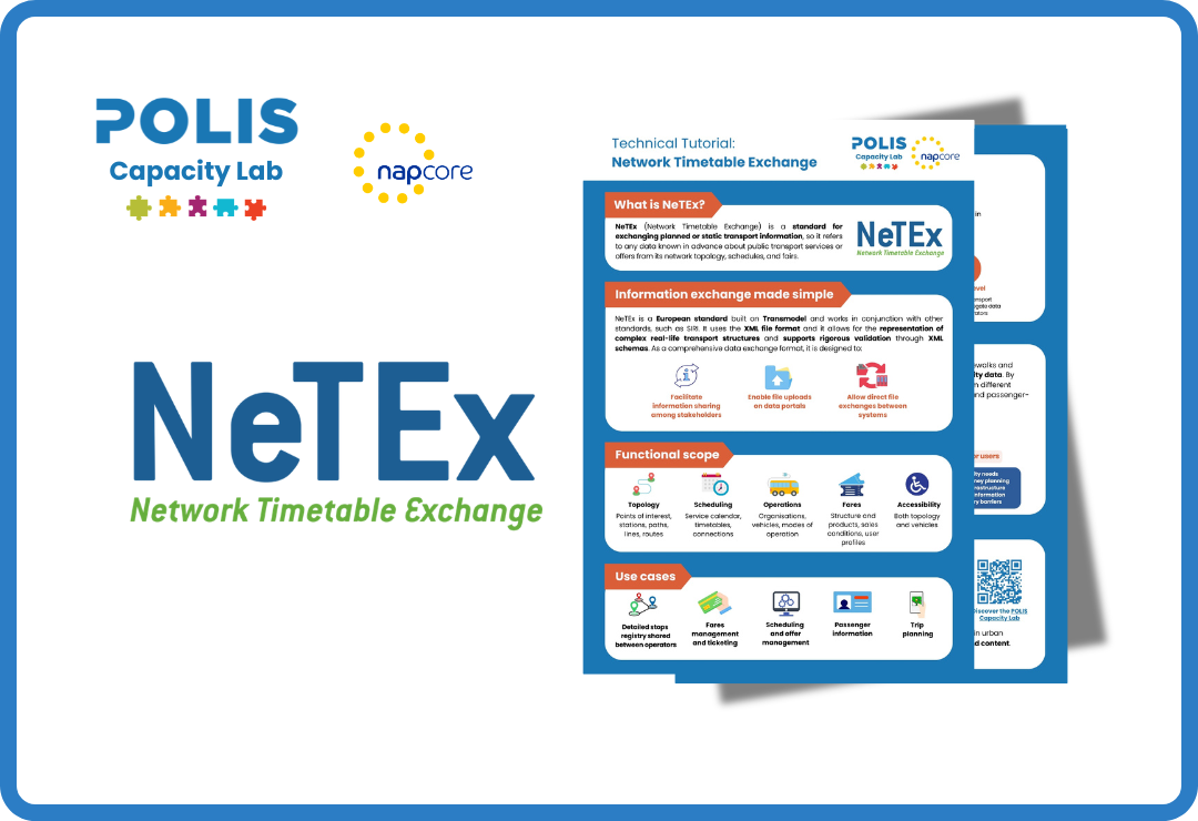 All about exchanging static transport information with the POLIS tutorial on NeTEx