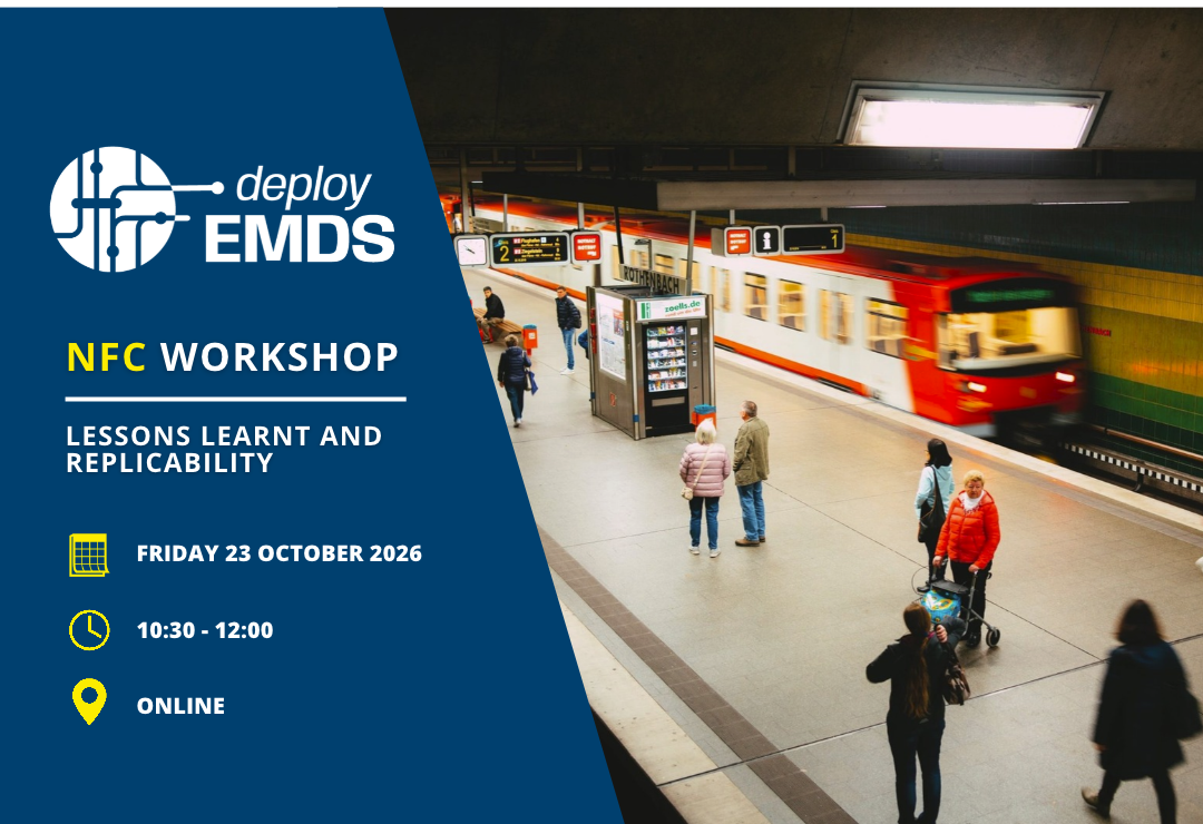 deployEMDS – NFC workshop: lessons learnt and replicability