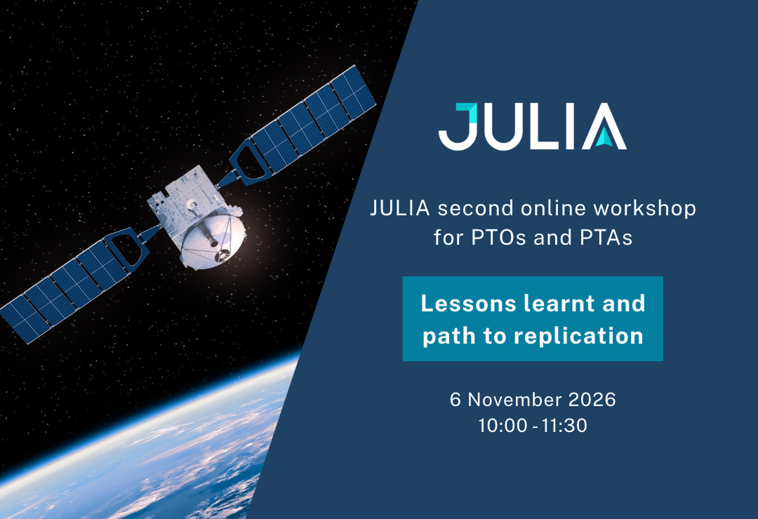 JULIA Workshop for PTOs and PTAs: Lessons learnt and path to replication